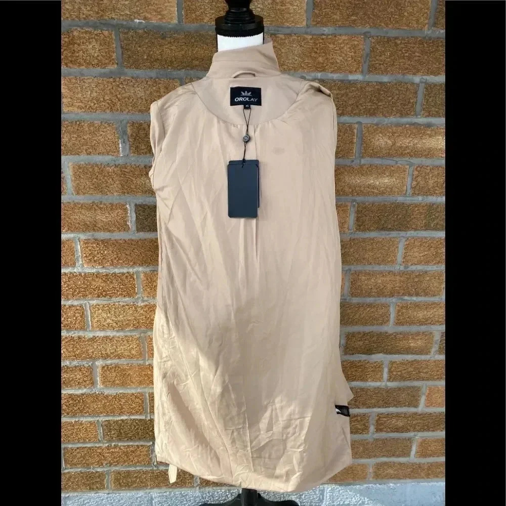 Orolay Women's Long Double Breasted Trench Coat - Picture 12 of 16